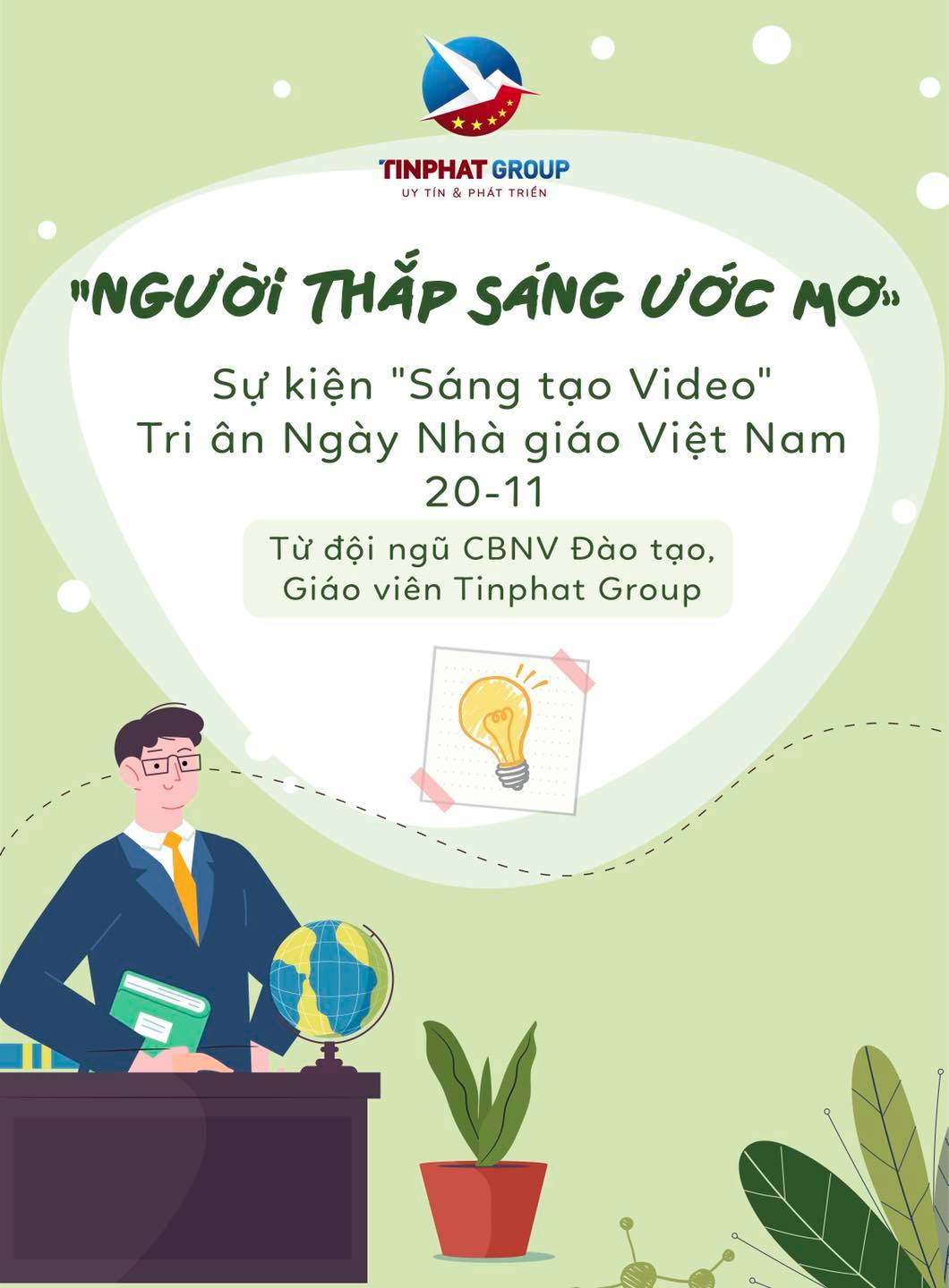 Người thắp sáng ước mơ - Sự kiện sáng tạo Video tri ân ngày Nhà giáo Việt Nam 20/11 - Từ Đội ngũ CBNV Đào tạo - Giáo viên Tín Phát