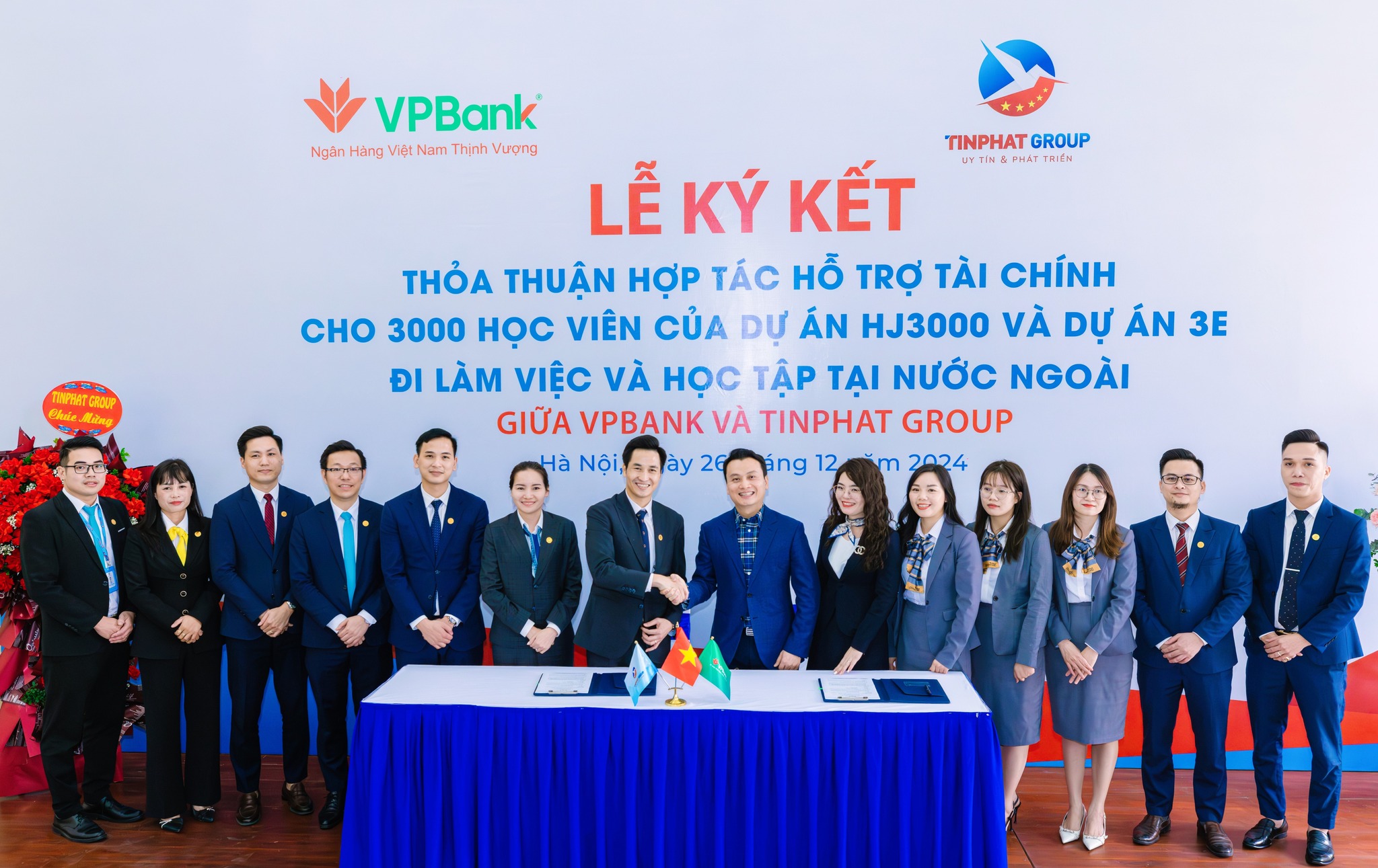 Tinphat Group & VPBank ký kết thỏa thuận hỗ trợ tài chính cho 3000 Học viên 