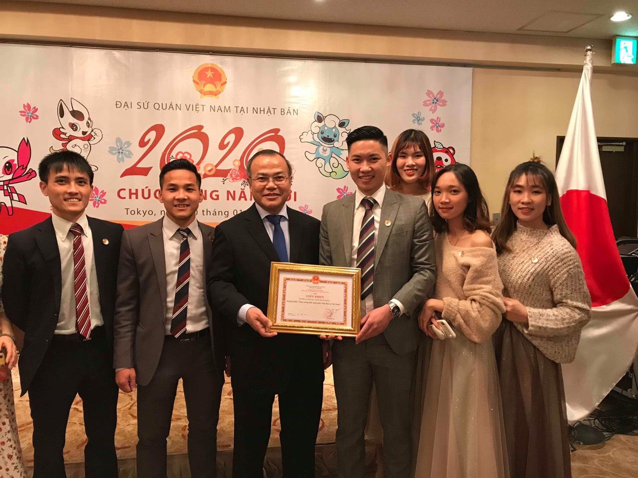 Tín Phát Group nhận bằng khen của Đại sứ quán Việt Nam tại Nhật Bản