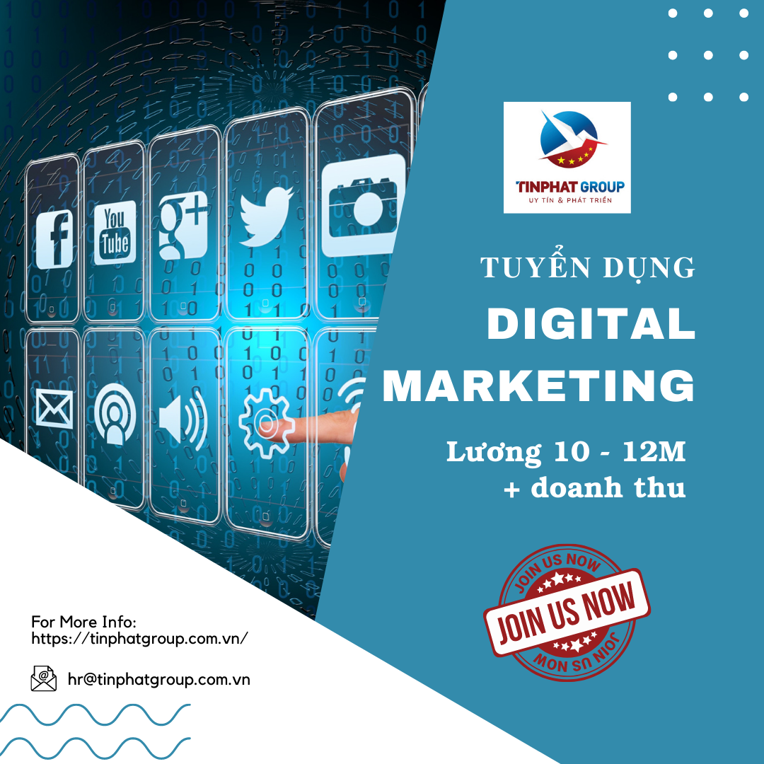 Tuyển dụng Digital Marketing Fulltime 