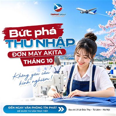 BỨT PHÁ THU NHẬP - CƠ HỘI LÀM VIỆC TẠI NHẬT BẢN